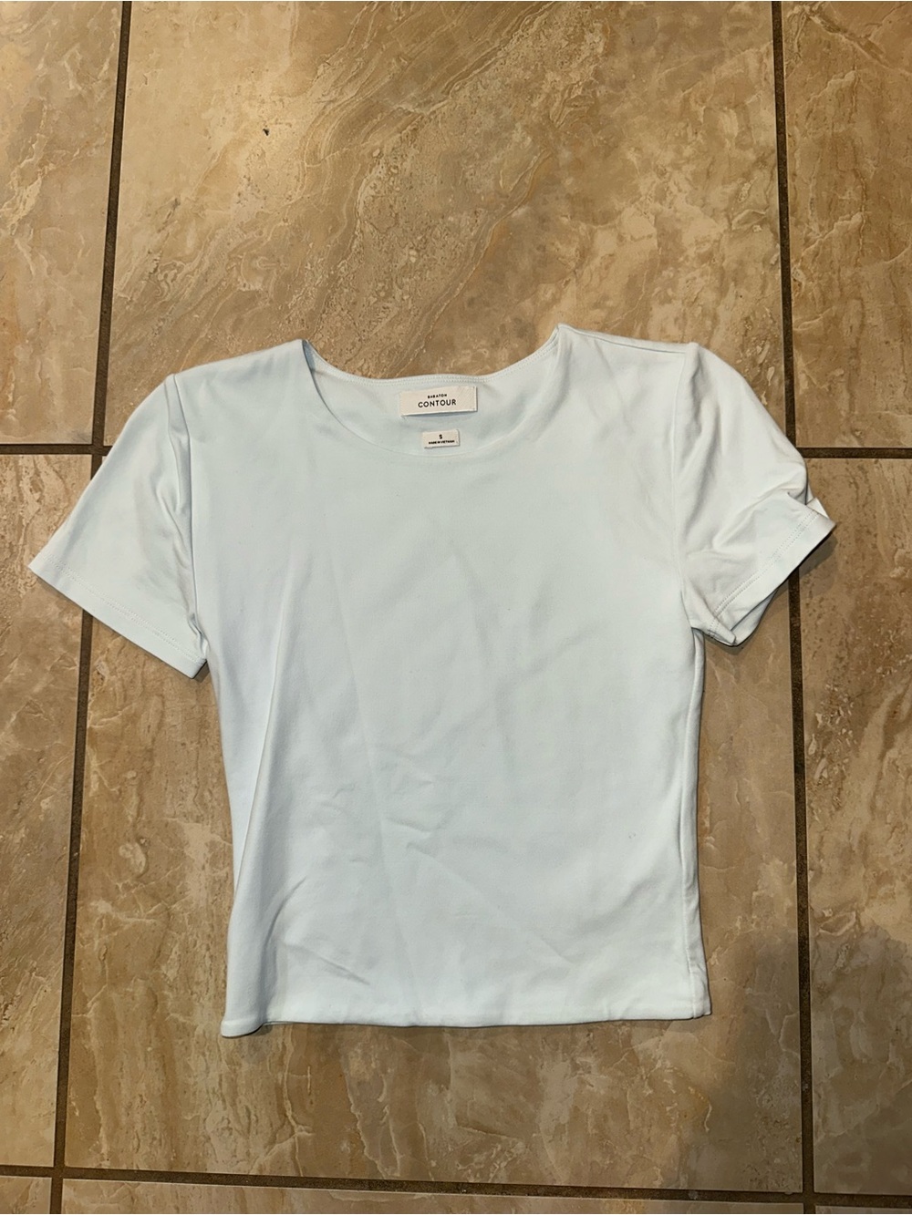 Blue Aritzia Contour Short Sleeve size S